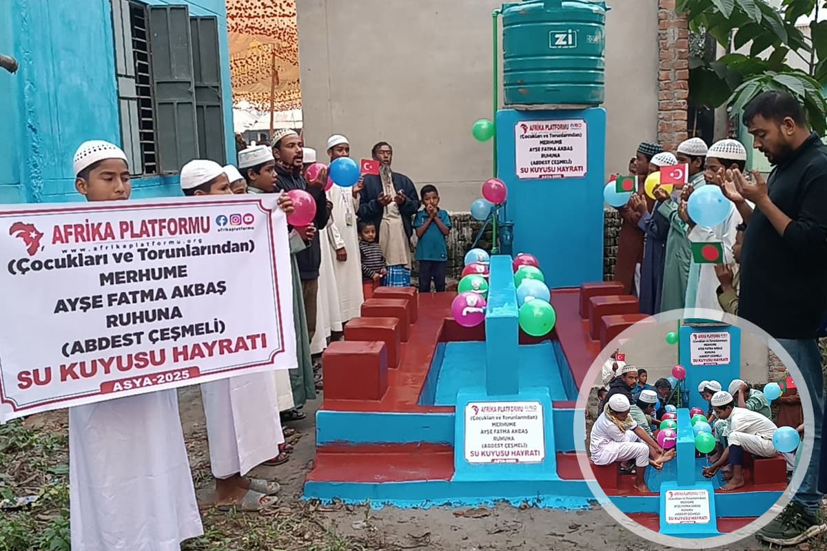 Asya'da Abdest Çeşmeli Su Kuyusu Projesi