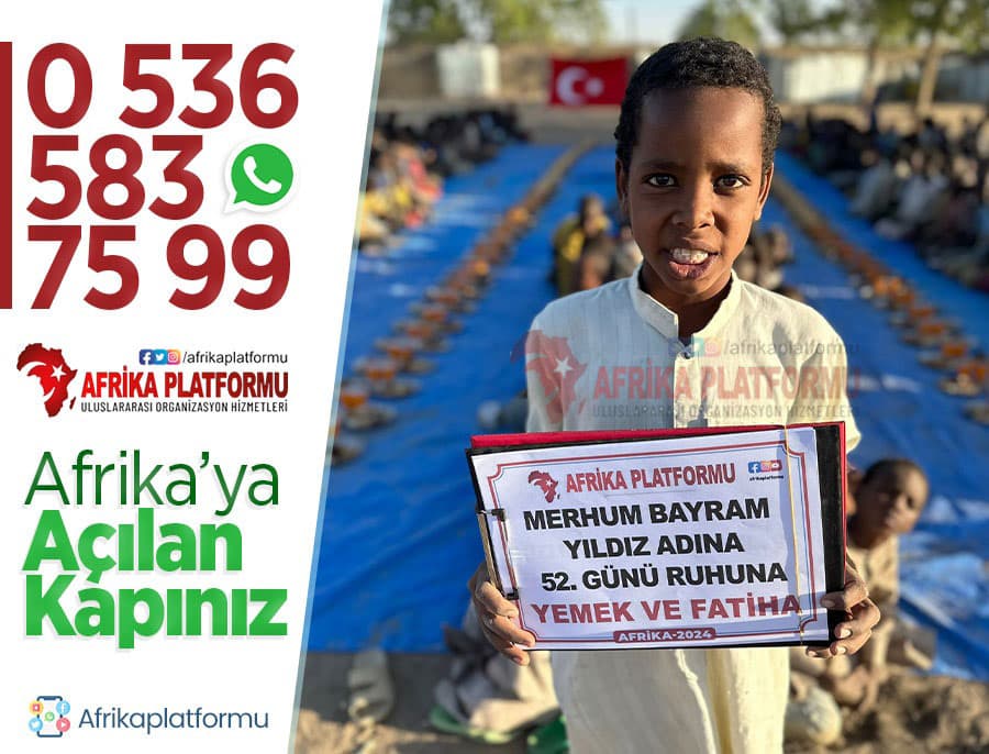 Afrika'da Yemek İkramı
                            