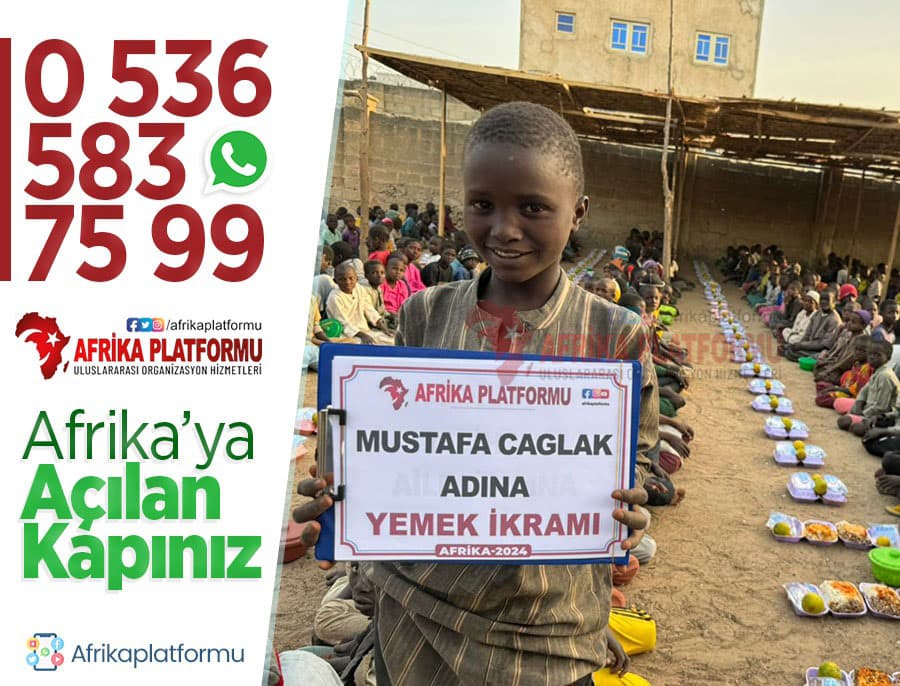 Afrika'da Yemek İkramı
                            
