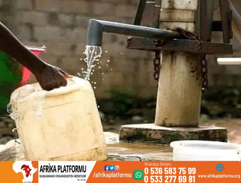 How is the AFRİKA PLATFORMU Water Well Drilling Process?